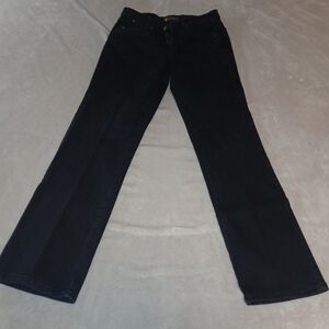 Aura Women's Straight Leg Black Jeans